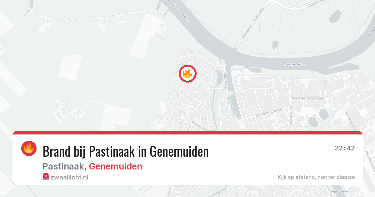 Brand bij Pastinaak in Genemuiden — 6 mei 2026
