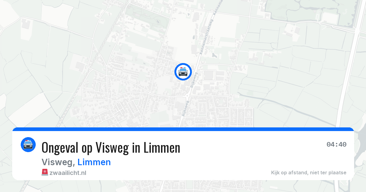Ongeval op Visweg in Limmen — 28 jun 2026