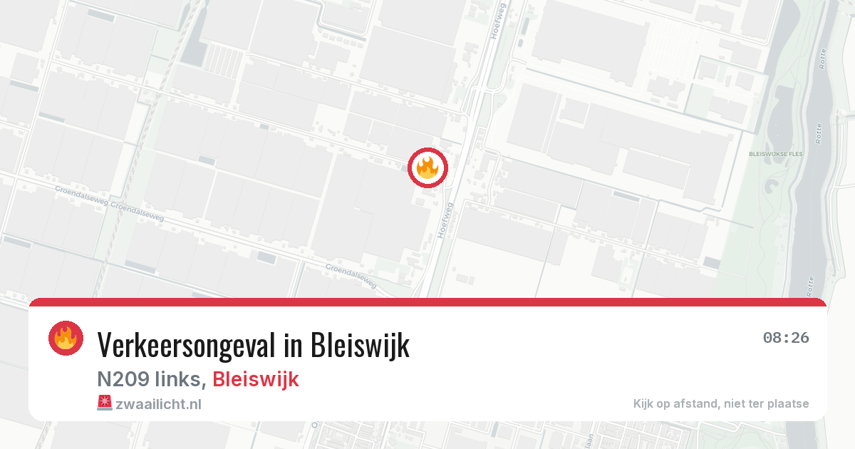 Verkeersongeval in Bleiswijk — 11 aug 2026