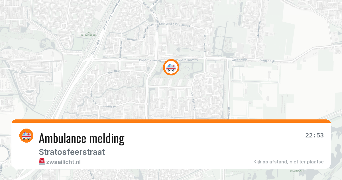 Ambulance melding — 25 jun 2026