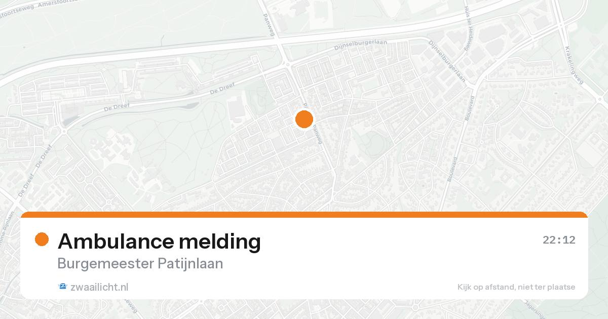 Ambulance melding — 31 jan 2026