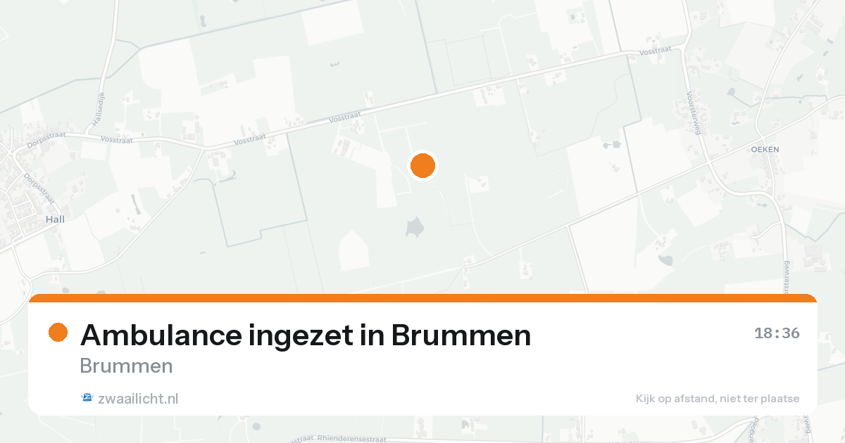 Ambulance ingezet in Brummen — 31 jan 2026