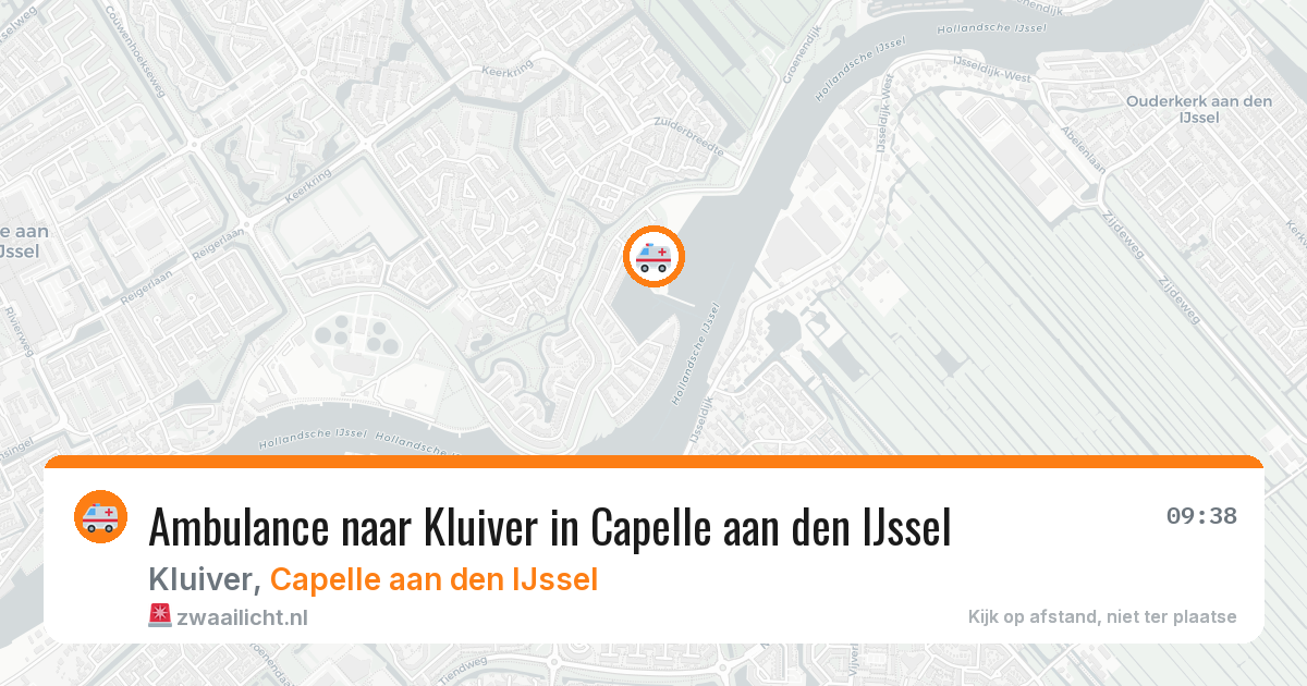 Ambulance naar Kluiver in Capelle aan den IJssel — 12 mei 2026