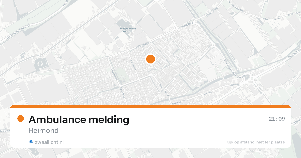 Ambulance melding — 23 mei 2026