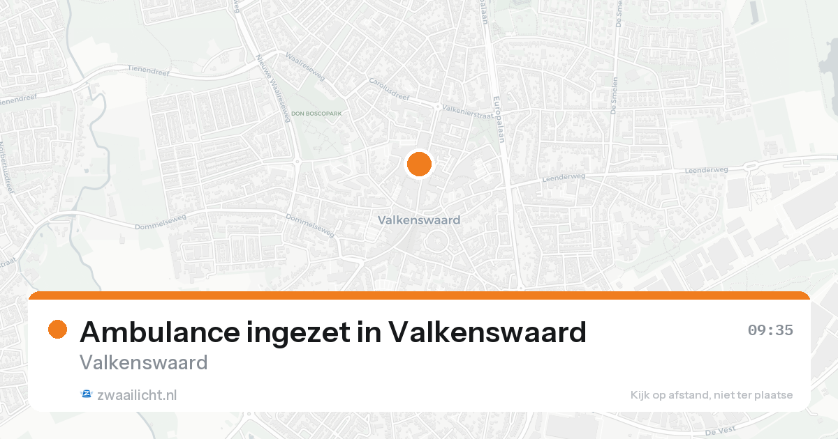 Ambulance ingezet in Valkenswaard — 8 feb 2026