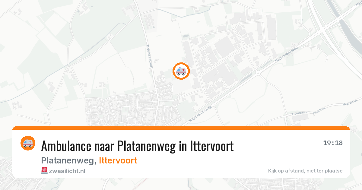 Ambulance naar Platanenweg in Ittervoort — 17 jun 2026