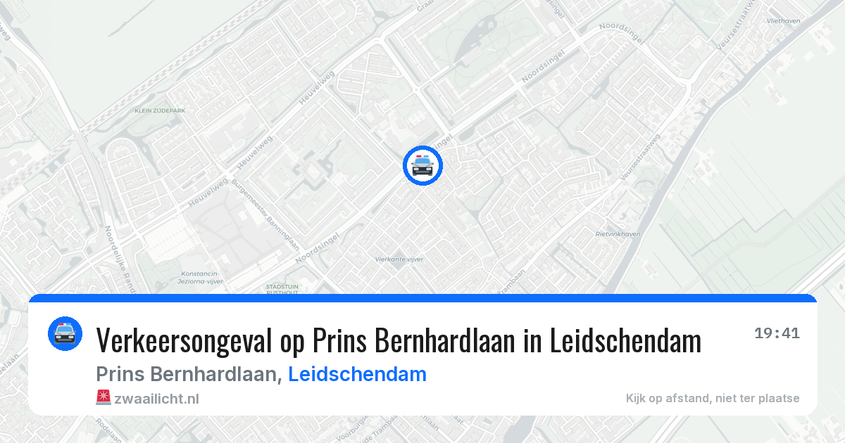 Verkeersongeval op Prins Bernhardlaan in Leidschendam — 5 mei 2026