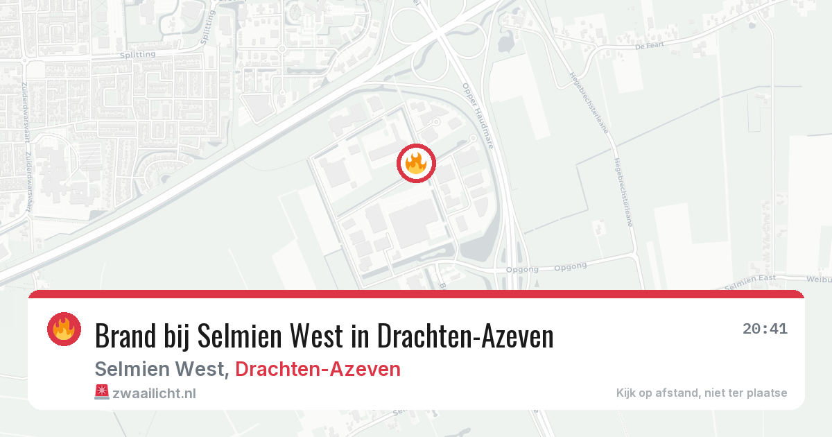 Brand bij Selmien West in Drachten-Azeven — 11 aug 2026