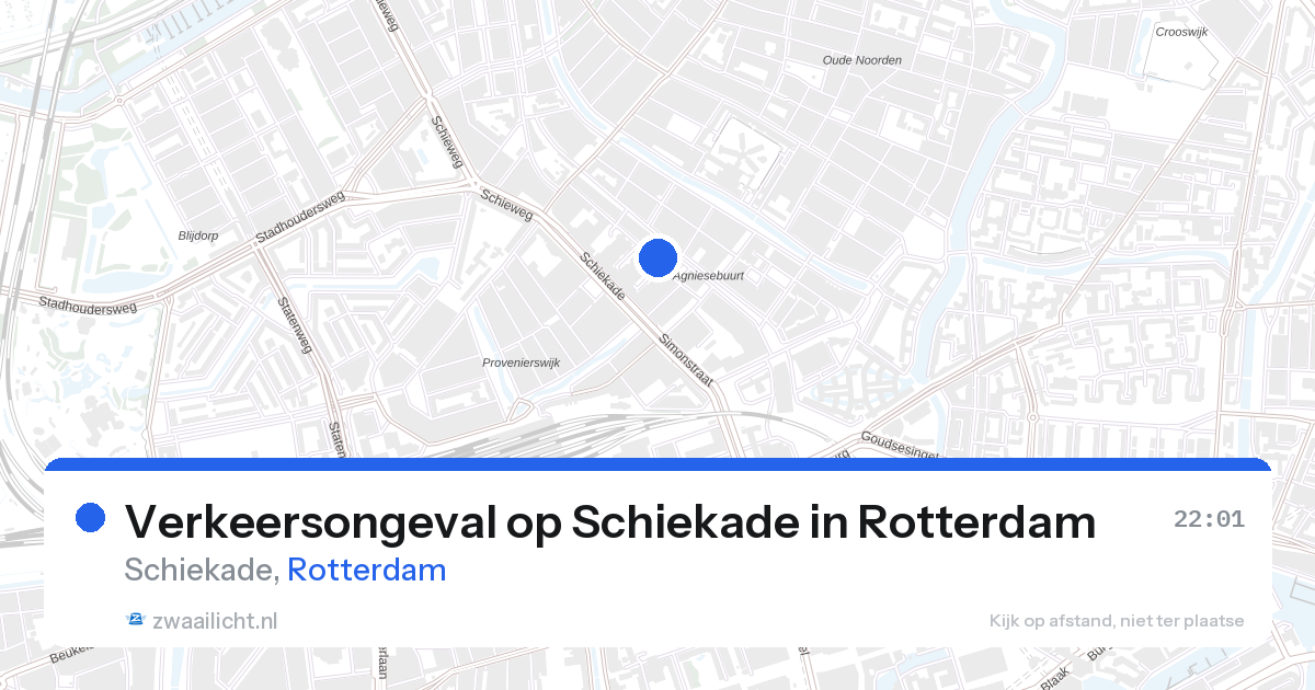 Verkeersongeval op Schiekade in Rotterdam — 28 aug 2026