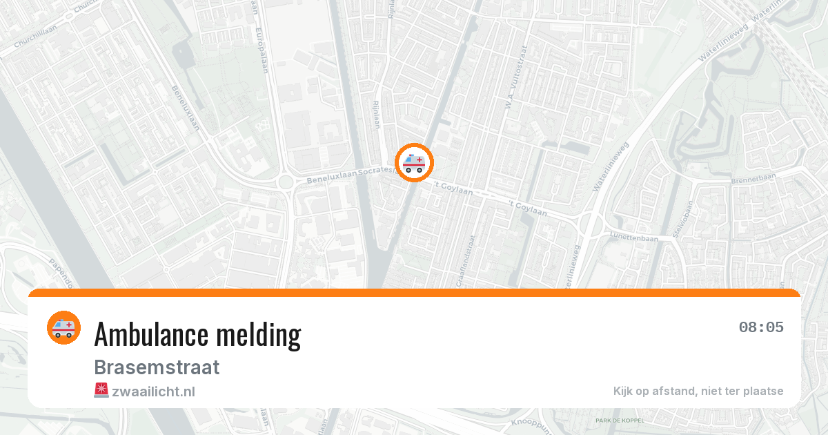 Ambulance melding — 12 mei 2026