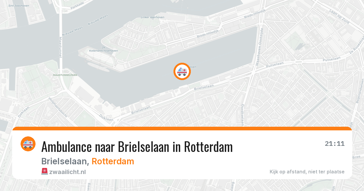 Ambulance naar Brielselaan in Rotterdam — 12 aug 2026