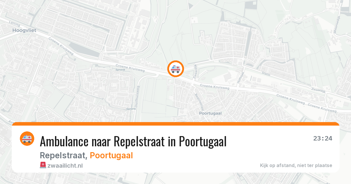 Ambulance naar Repelstraat in Poortugaal — 15 jul 2026