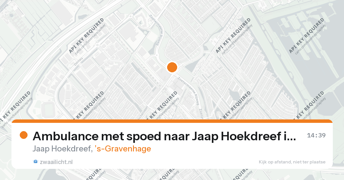 Ambulance met spoed naar Jaap Hoekdreef in 's-Gravenhage — 26 aug 2026
