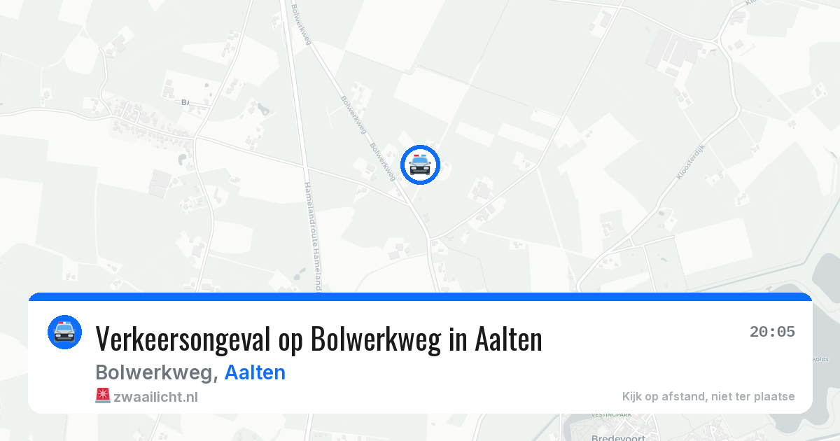 Verkeersongeval op Bolwerkweg in Aalten — 4 apr 2026