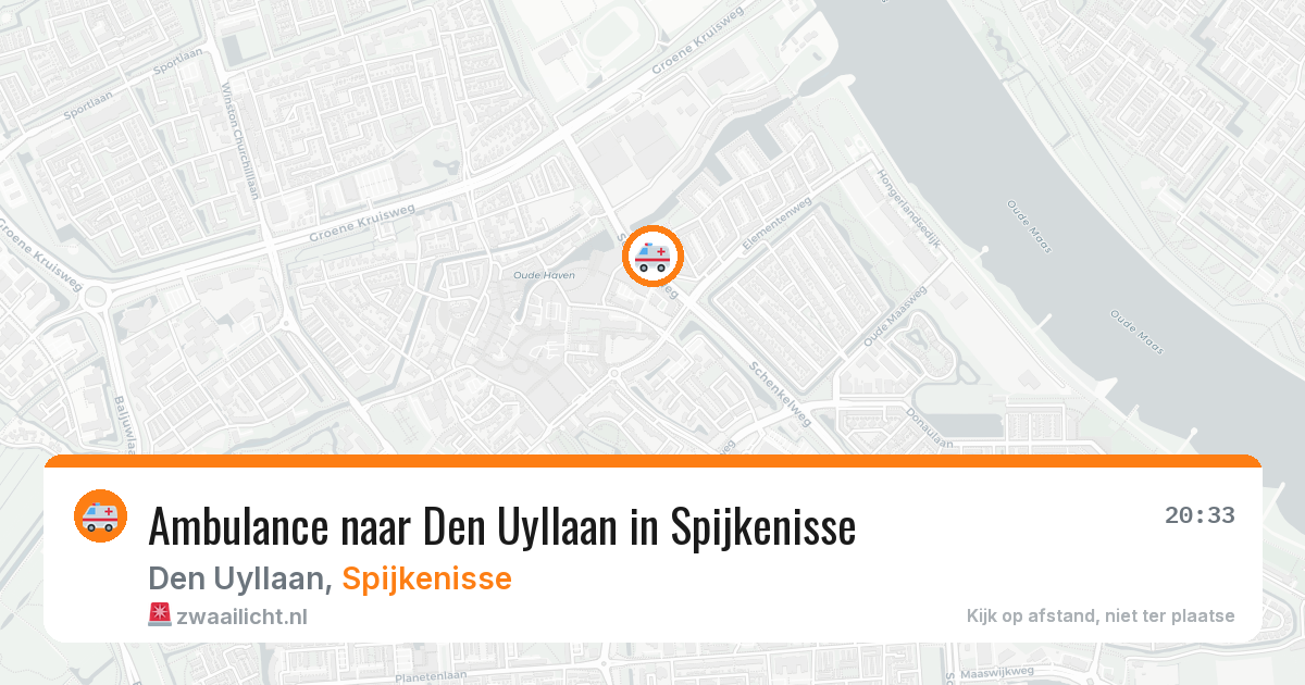 Ambulance naar Den Uyllaan in Spijkenisse — 11 aug 2026