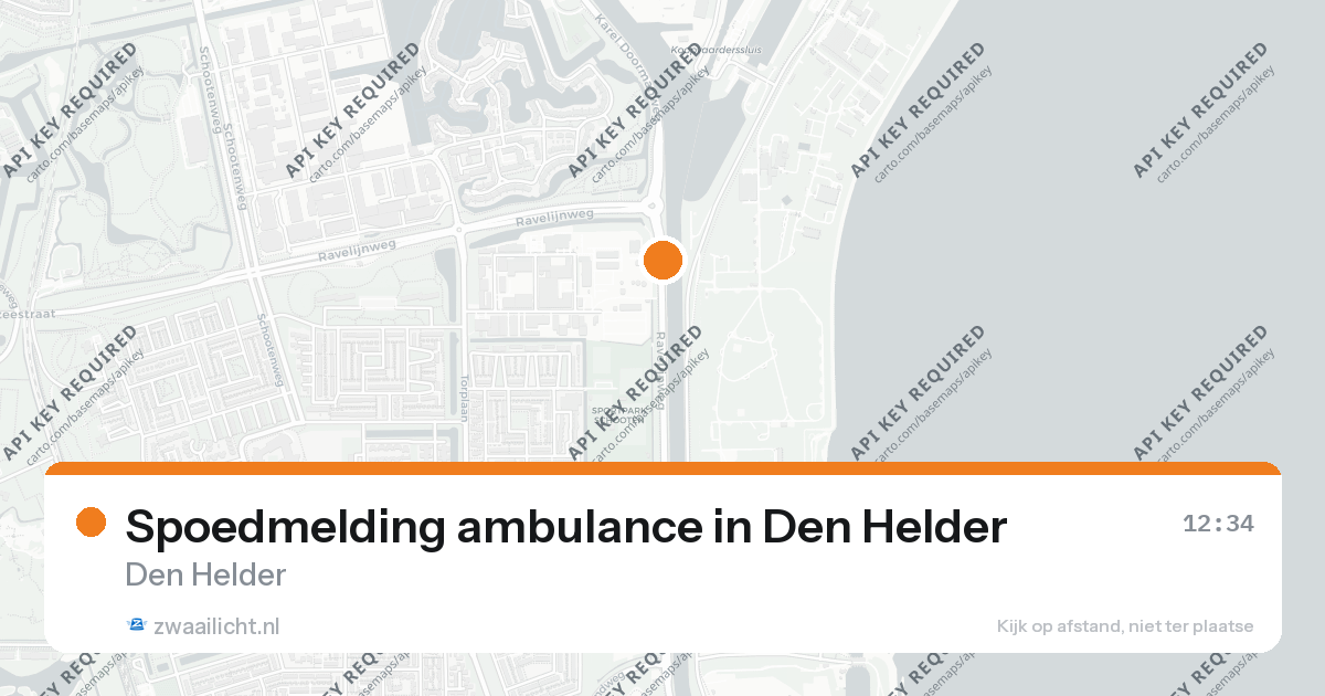 Spoedmelding ambulance in Den Helder — 26 aug 2026