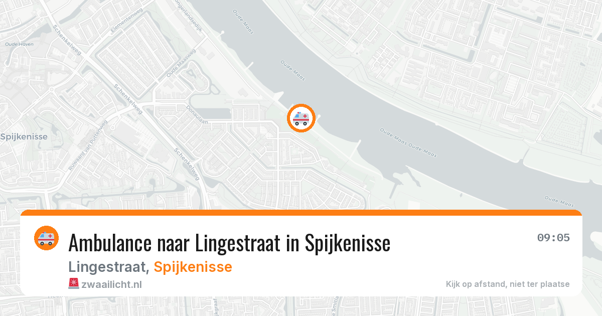Ambulance naar Lingestraat in Spijkenisse — 19 mei 2026