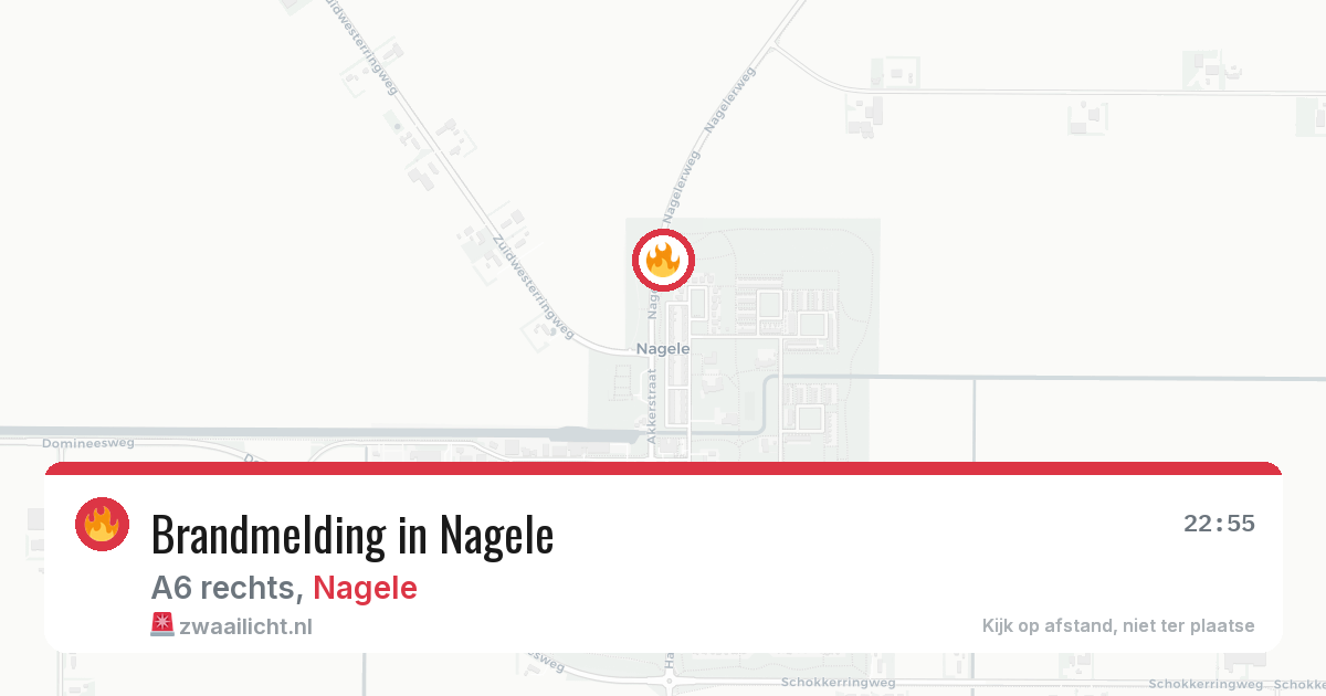 Brandmelding in Nagele — 10 jun 2026