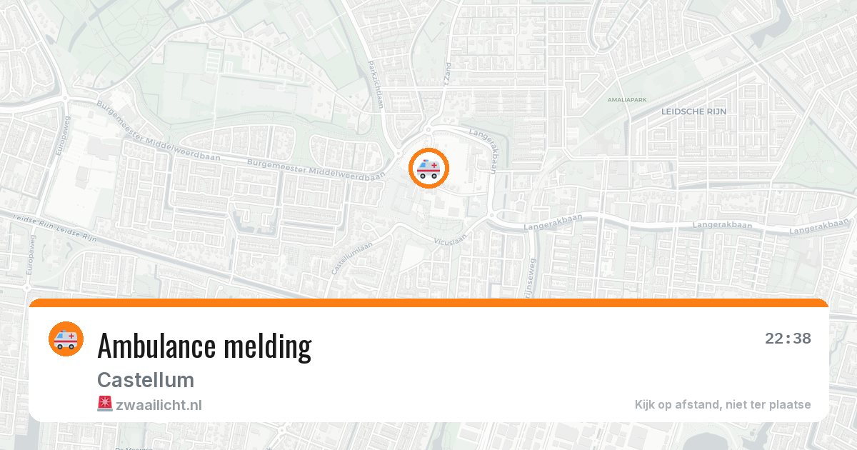 Ambulance melding — 12 jun 2026