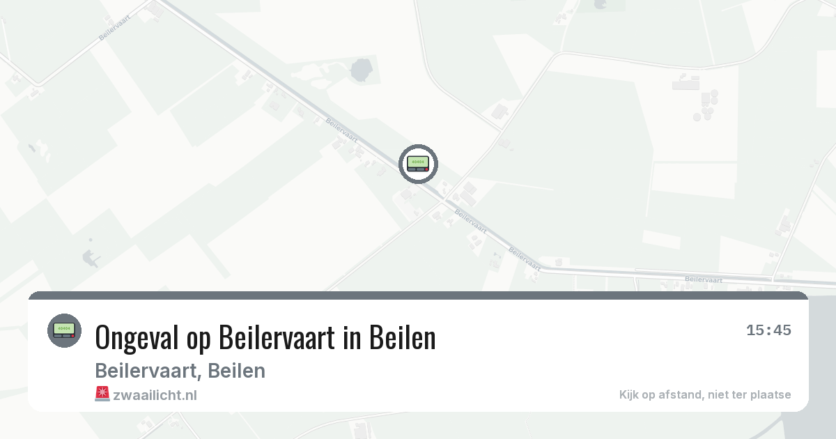 Ongeval op Beilervaart in Beilen — 11 feb 2026