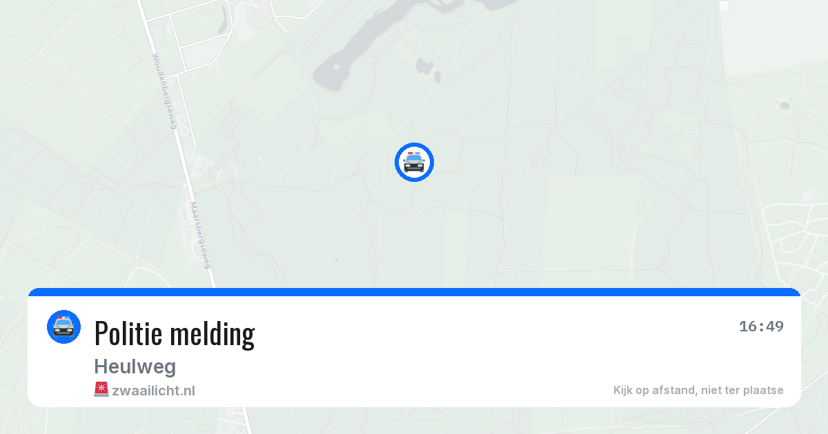 Politie melding — 6 apr 2026