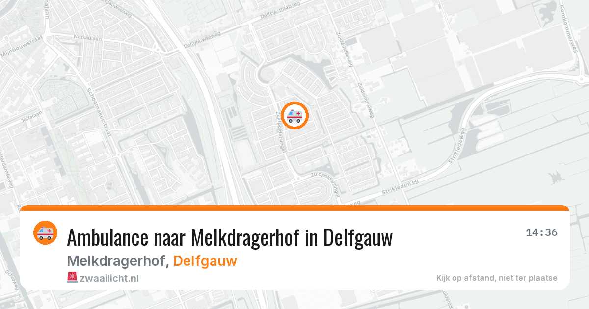Ambulance naar Melkdragerhof in Delfgauw — 4 jun 2026