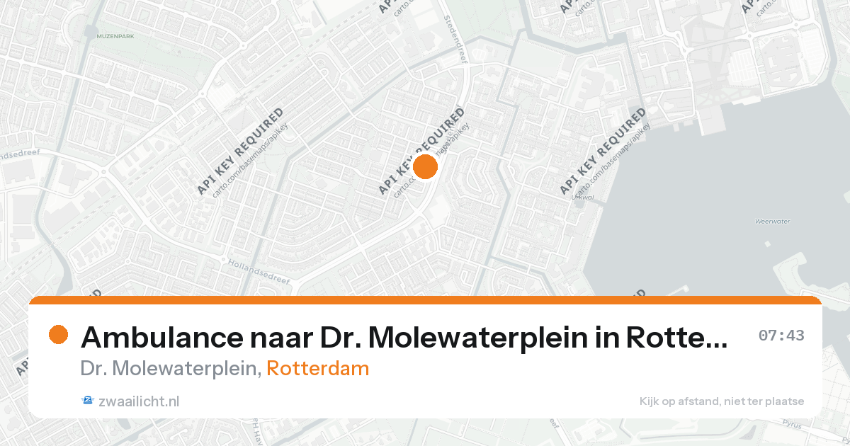 Ambulance naar Dr. Molewaterplein in Rotterdam — 7 feb 2026