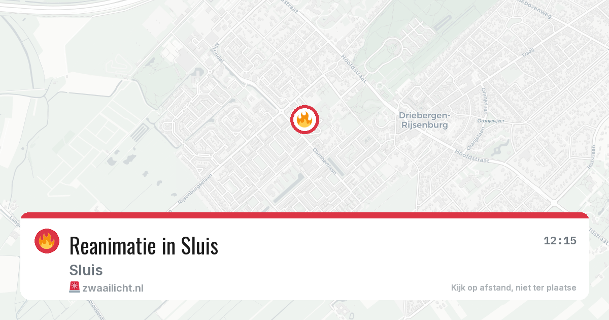 Reanimatie in Sluis — 9 apr 2026