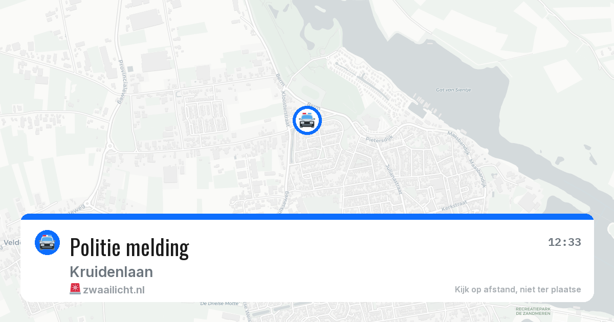 Politie melding — 26 jun 2026