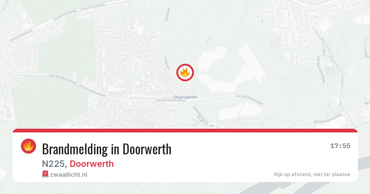 Brandmelding in Doorwerth — 31 mei 2026