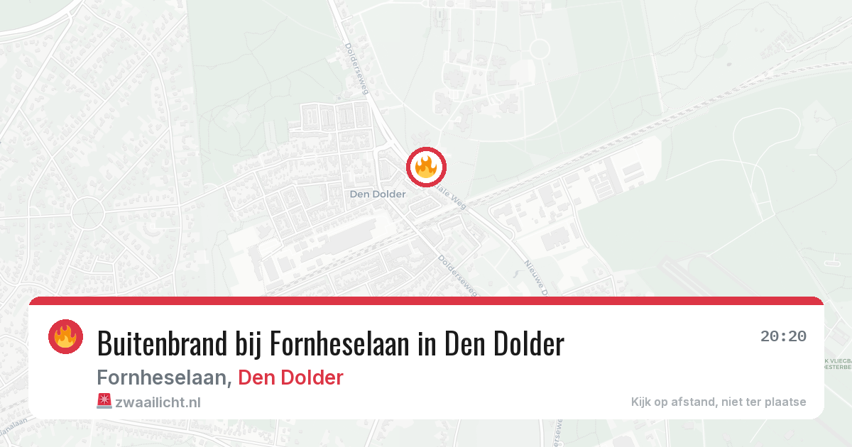 Buitenbrand bij Fornheselaan in Den Dolder — 30 jun 2026
