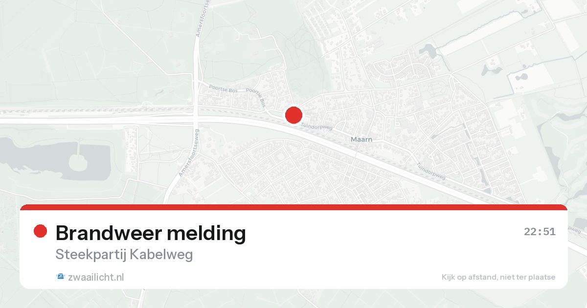 Brandweer melding — 30 jan 2026