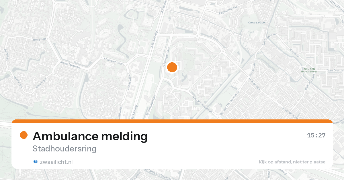 Ambulance melding — 30 jan 2026
