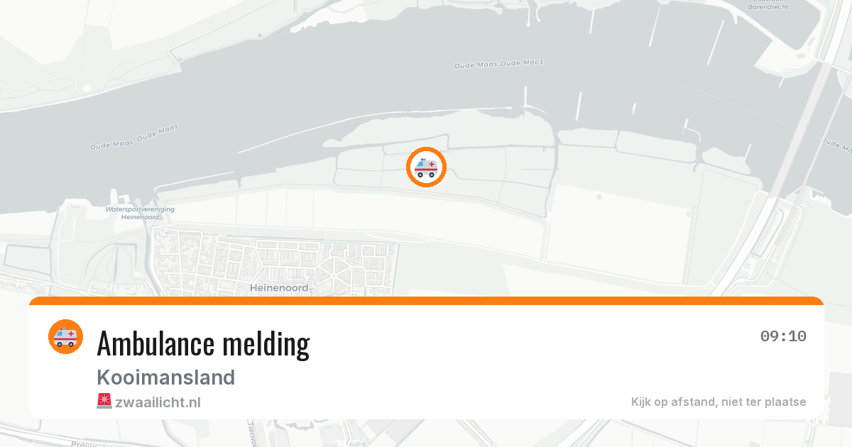 Ambulance melding — 8 apr 2026