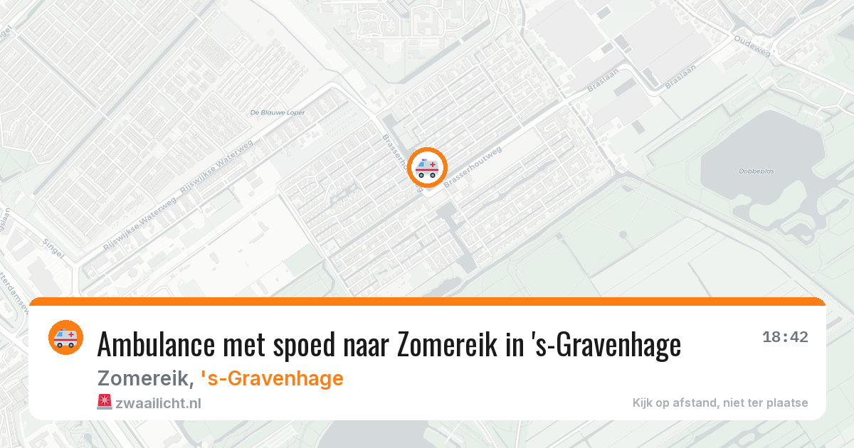 Ambulance met spoed naar Zomereik in 's-Gravenhage — 28 mei 2026
