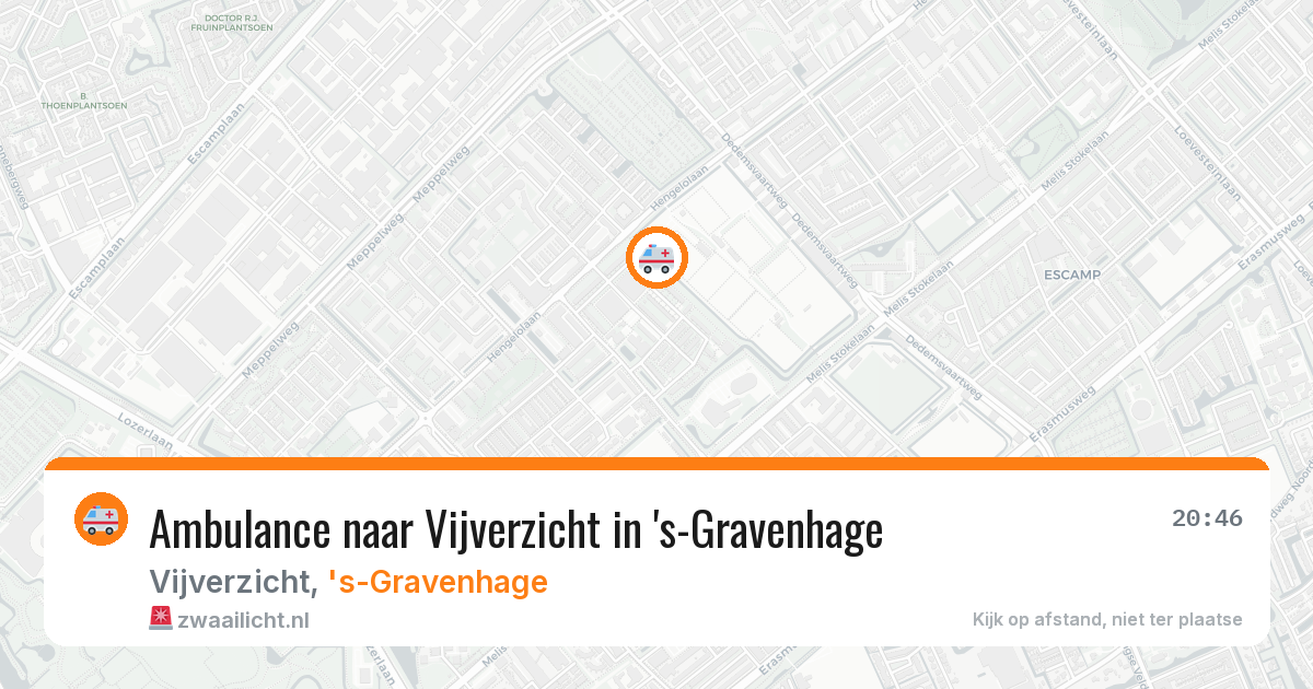 Ambulance naar Vijverzicht in 's-Gravenhage — 21 jun 2026