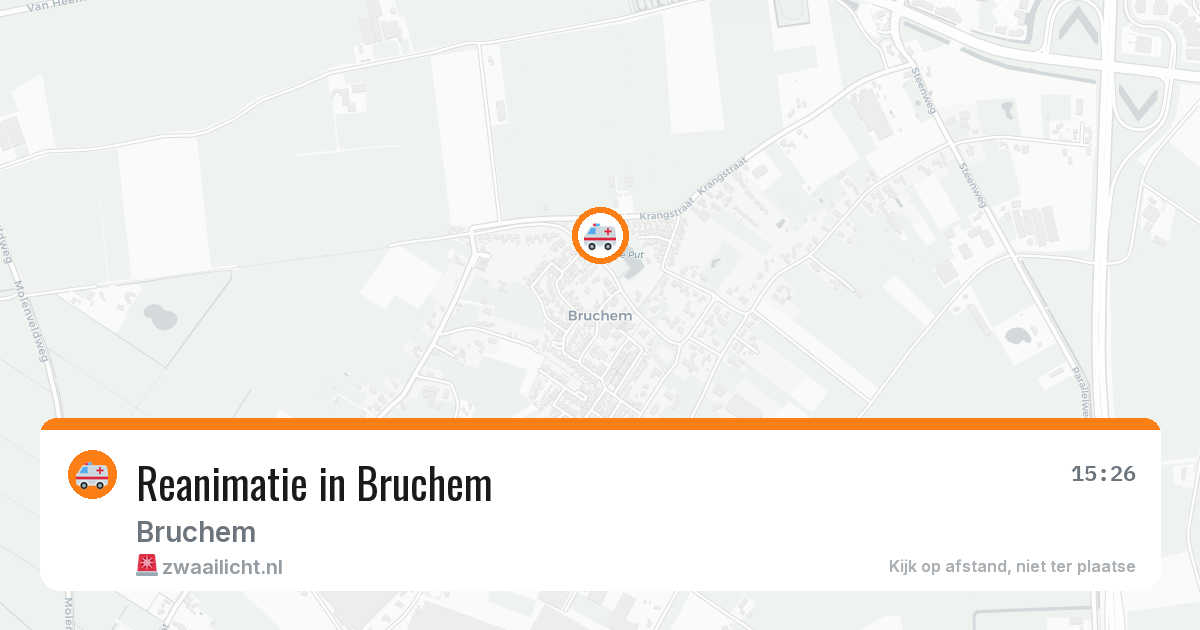 Reanimatie in Bruchem — 14 apr 2026