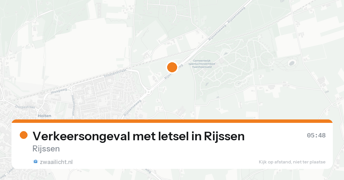 Verkeersongeval met letsel in Rijssen — 31 jan 2026