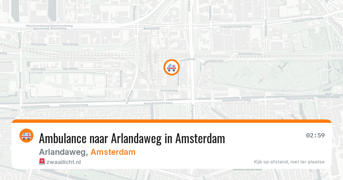 Ambulance naar Arlandaweg in Amsterdam — 30 jan 2026