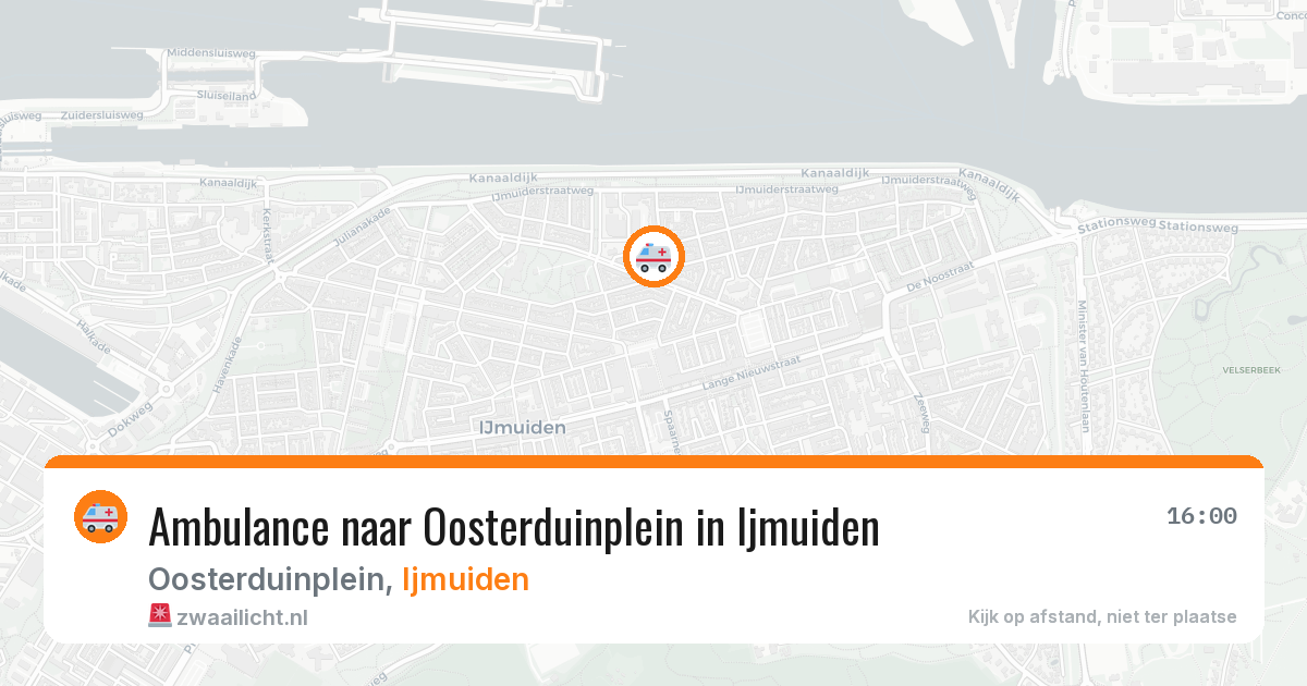 Ambulance naar Oosterduinplein in Ijmuiden — 5 jul 2026