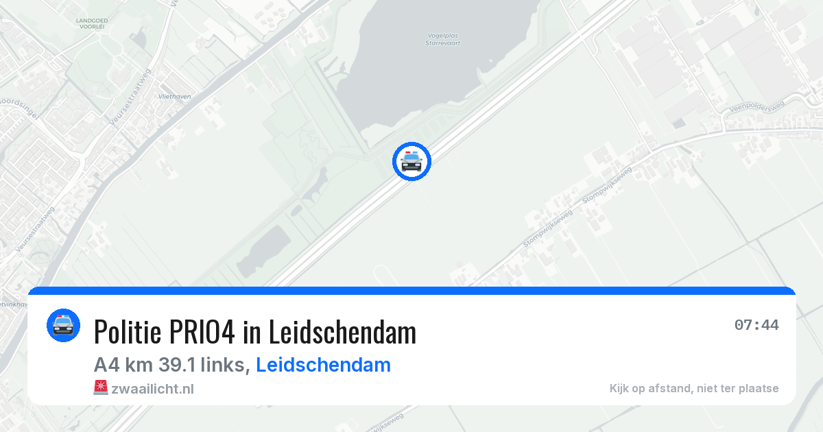 Politie PRIO4 in Leidschendam — 28 mrt 2026 | 🚨 Zwaailicht.nl