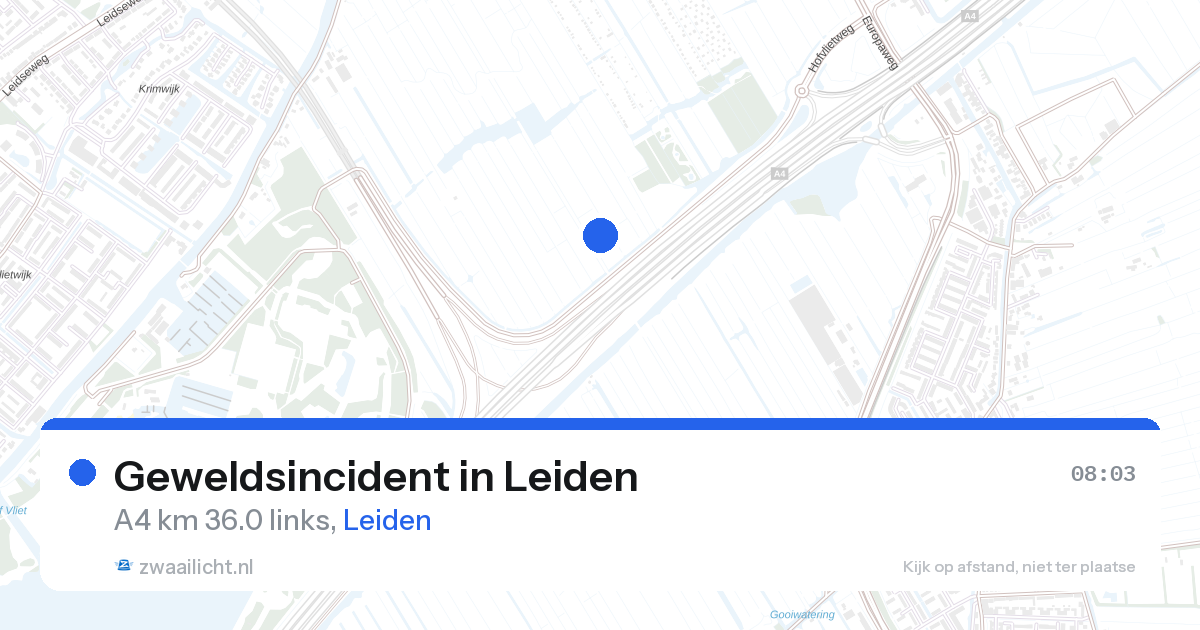 Geweldsincident in Leiden — 27 aug 2026