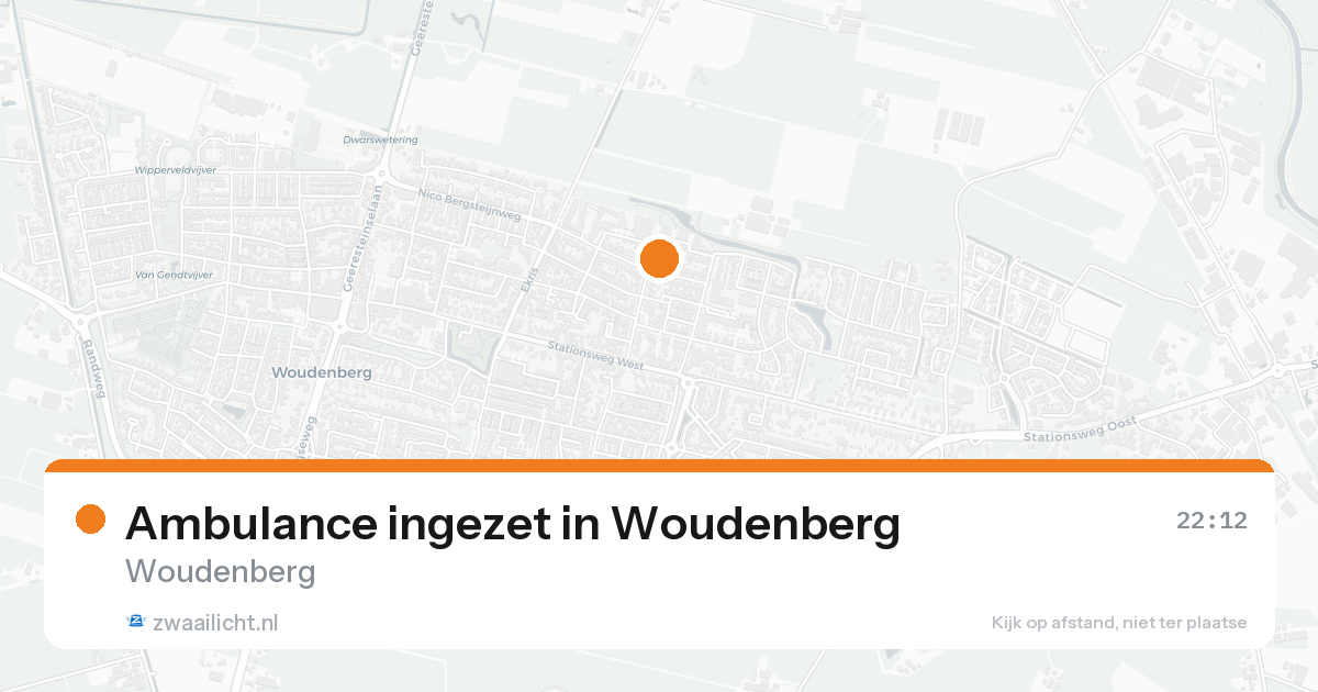 Ambulance ingezet in Woudenberg — 16 aug 2026