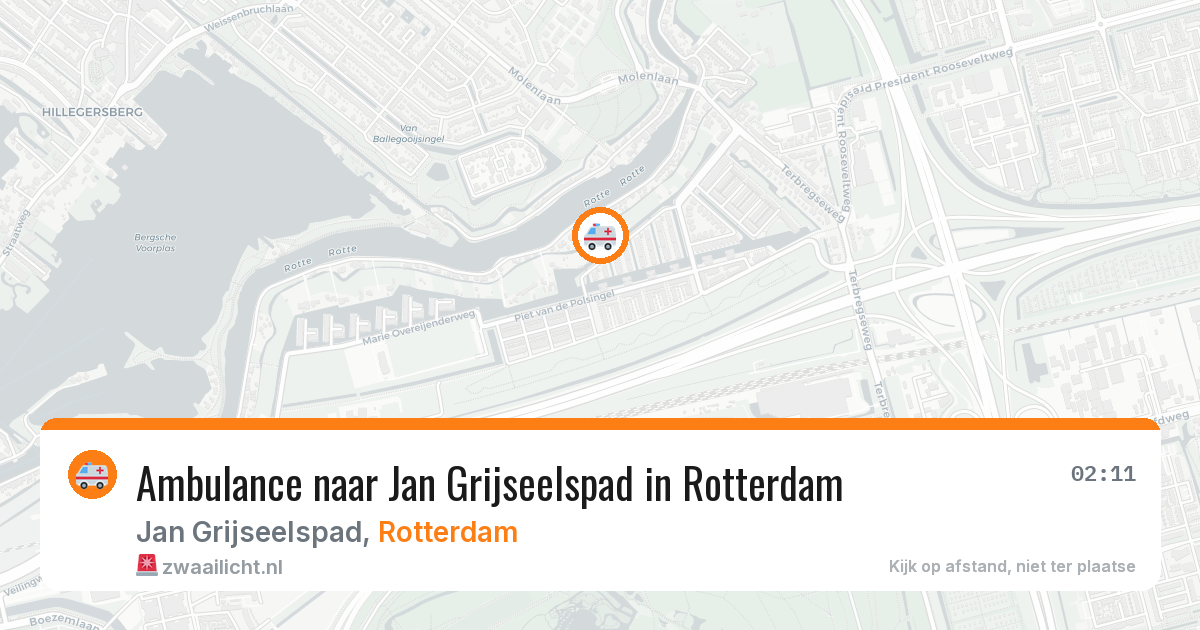 Ambulance naar Jan Grijseelspad in Rotterdam — 29 apr 2026