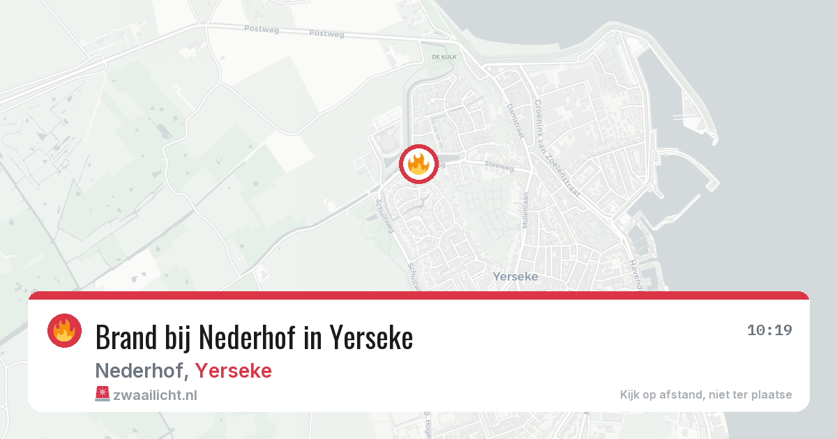 Brand bij Nederhof in Yerseke — 30 jun 2026