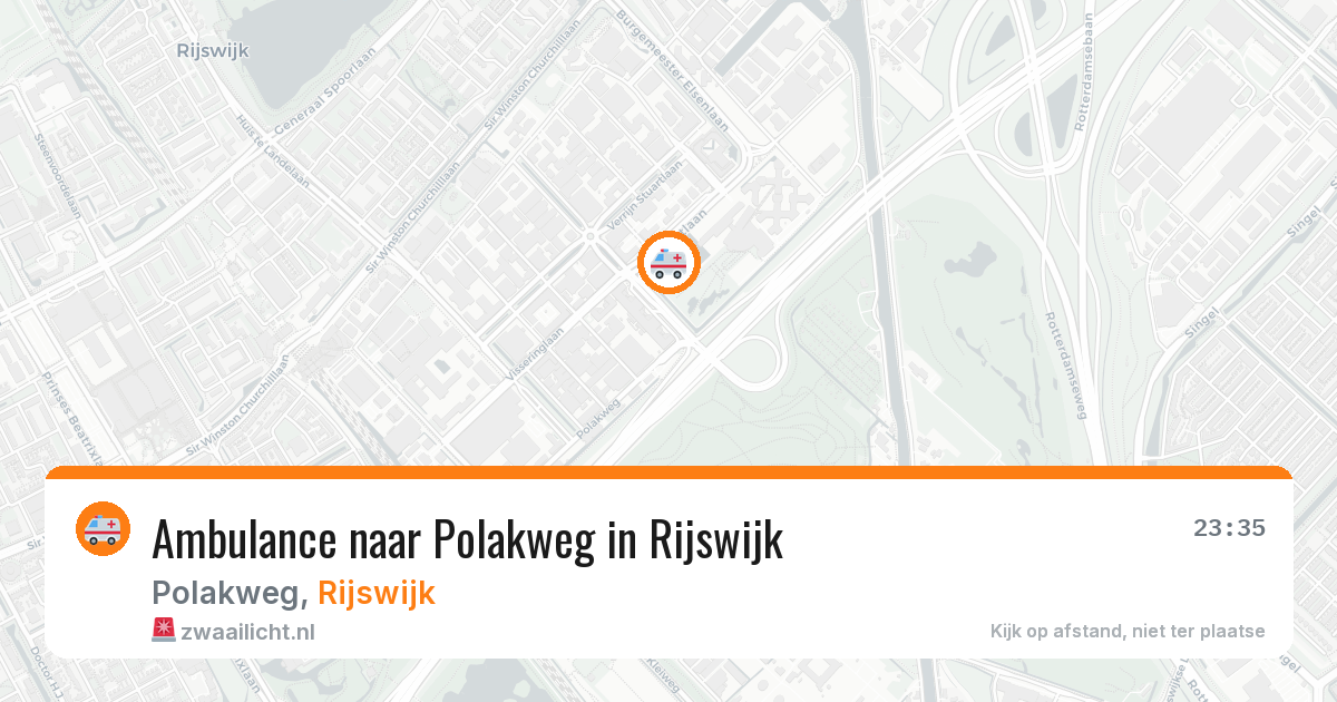 Ambulance naar Polakweg in Rijswijk — 11 jul 2026