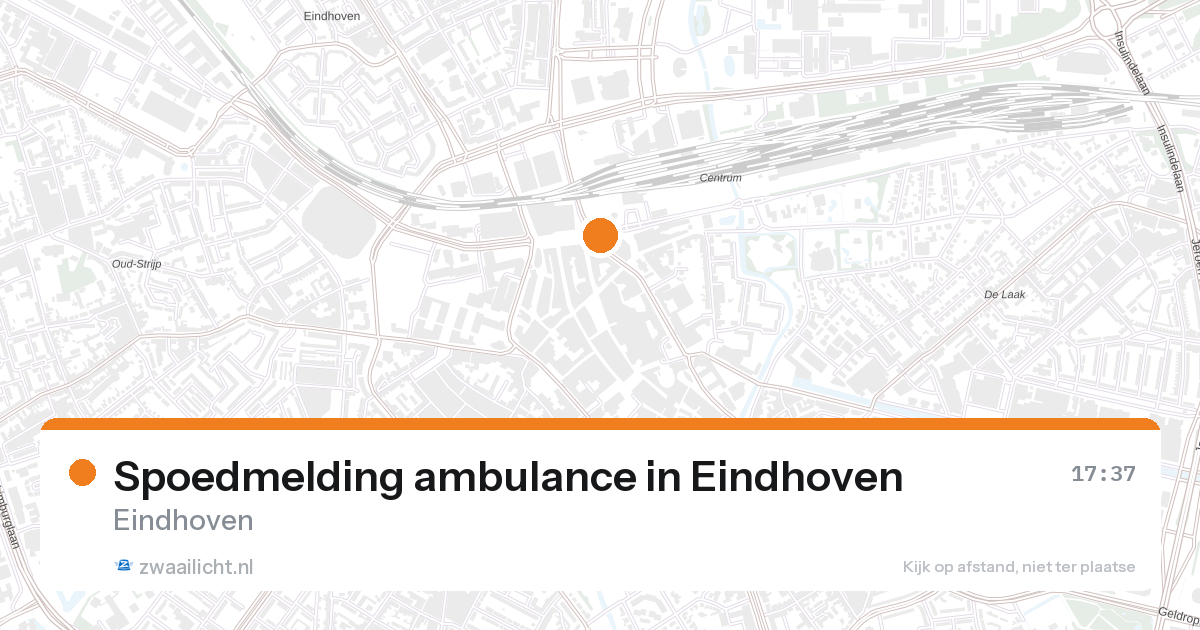 Spoedmelding ambulance in Eindhoven — 11 mrt 2026
