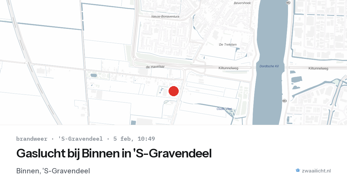 Gaslucht bij Binnen in 'S-Gravendeel — 5 feb 2026
