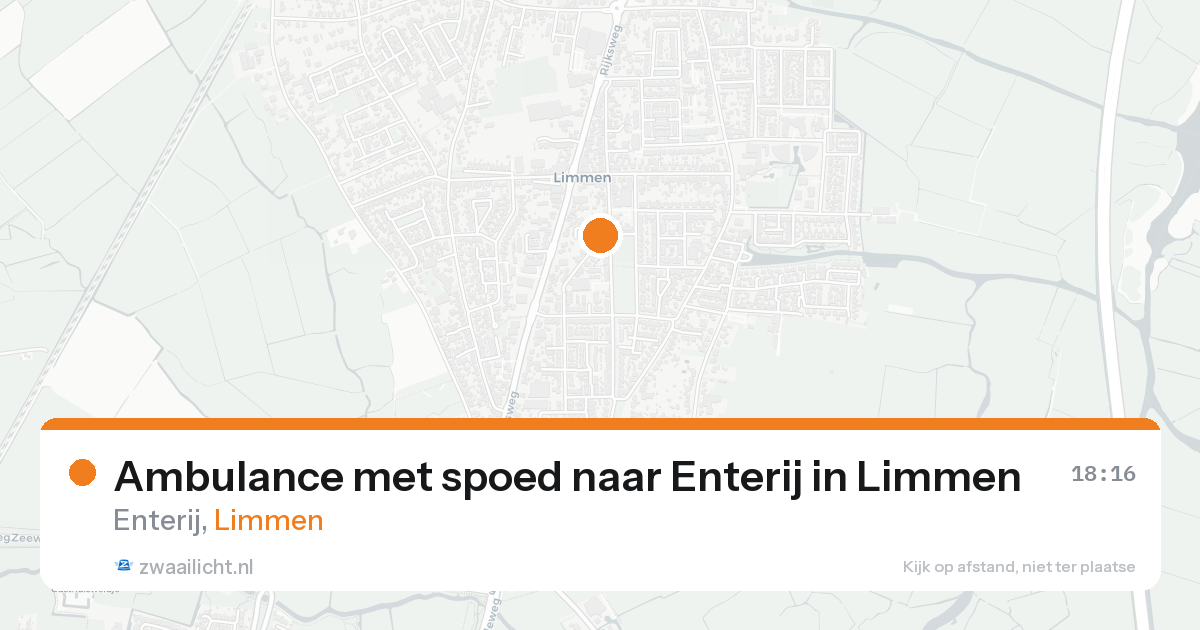 Ambulance met spoed naar Enterij in Limmen — 12 aug 2026