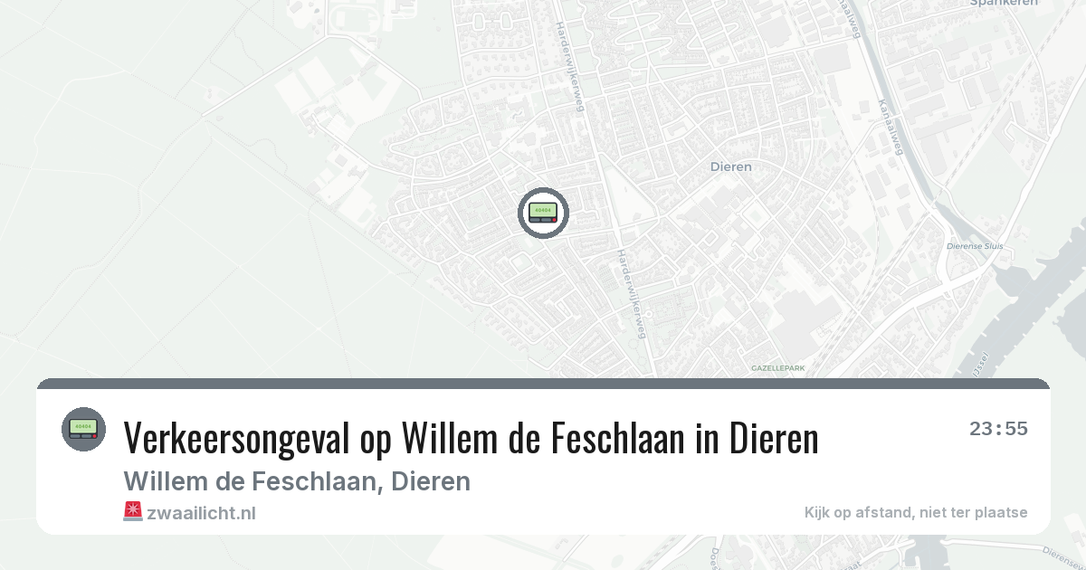 Verkeersongeval op Willem de Feschlaan in Dieren — 19 jun 2026